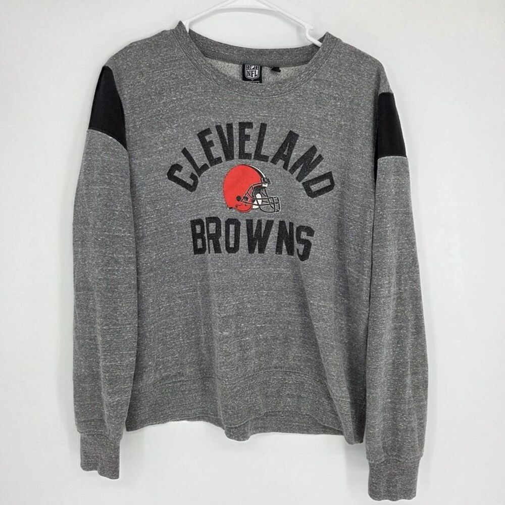 NFL Team Apparel Cleveland Browns Women's Crewneck Sweatshirt Large